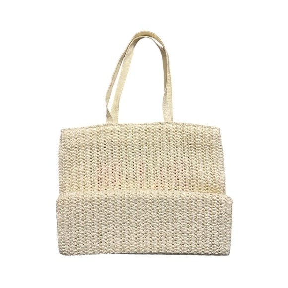 Sonoma Maya Straw Verbiage Tote & Wristlet Set - Picture 3 of 11